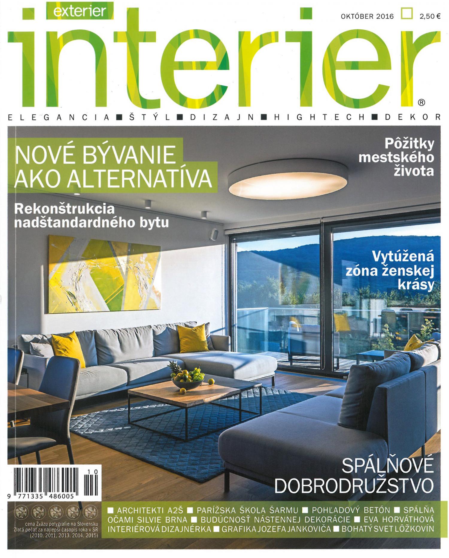 Interier/Exterier, 10/2016, Nové bývanie ako alternatíva, 73-85